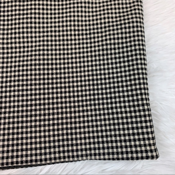 Rodier Women check plaid wool blend pencil skirt high waisted - Picture 5 of 10